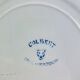 6 old creil and montereau hollow plates, Colbert service