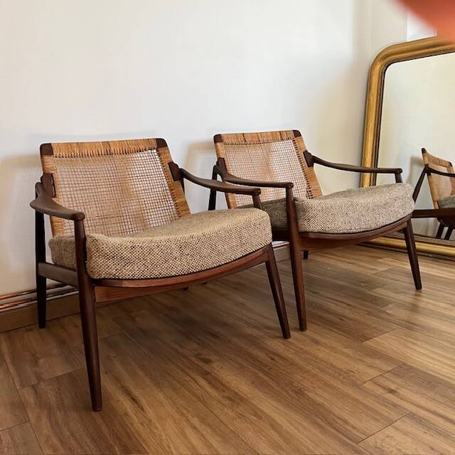 Pair of armchairs by Hartmut Lohmeyer, Wilkhahn, Germany 1960