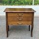 Nightstand - work table - wooden sewing box in Louis XV style 197