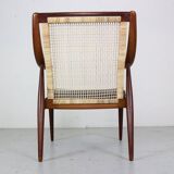 Peter Hvidt& Orla Mølgaard-Nielsen FD146 Cane Back Easy Chair, Denmark