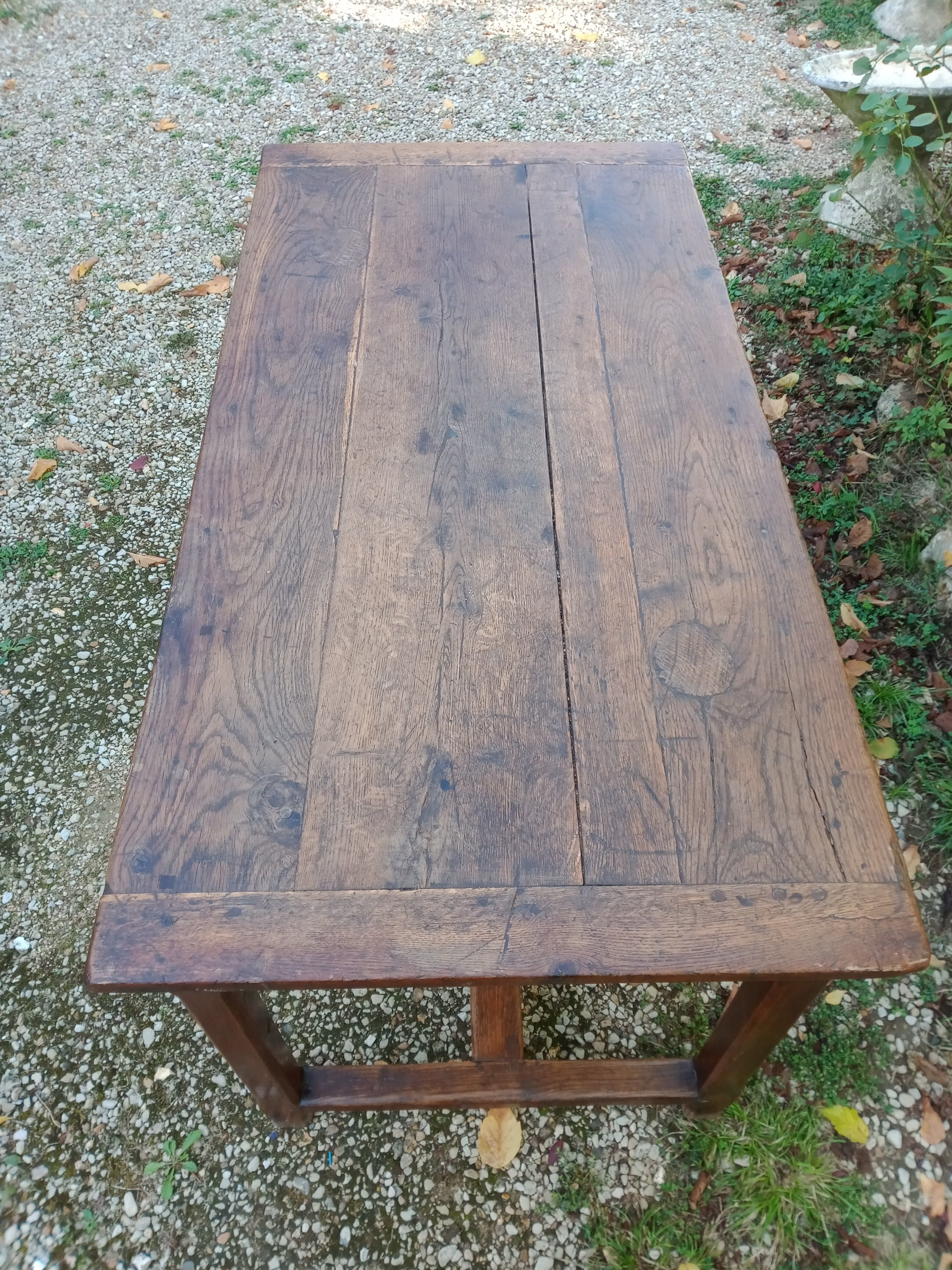 Old oak farmhouse table