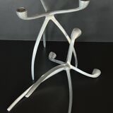 Aluminium tripod candle holders for De Bijenkorf, Netherlands 1970s