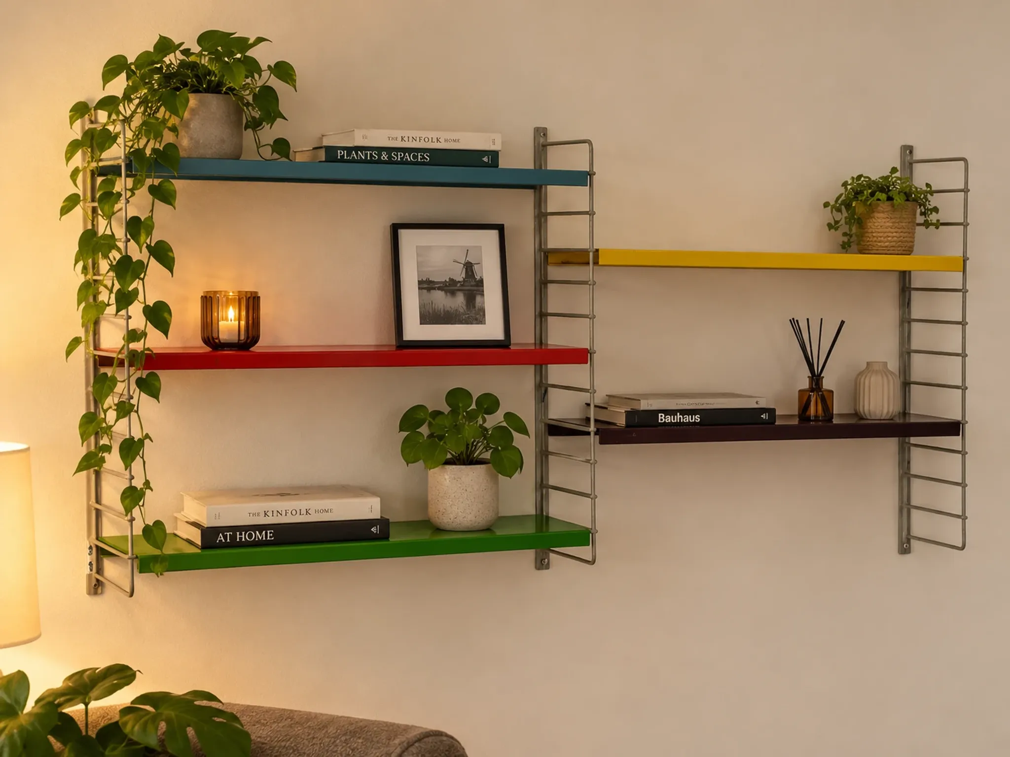 Vintage Wall Shelf Wall unit for Tomado Holland Pilasto Drenthea style