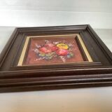 Bouquet of flowers oil on canvas painting Rabaey