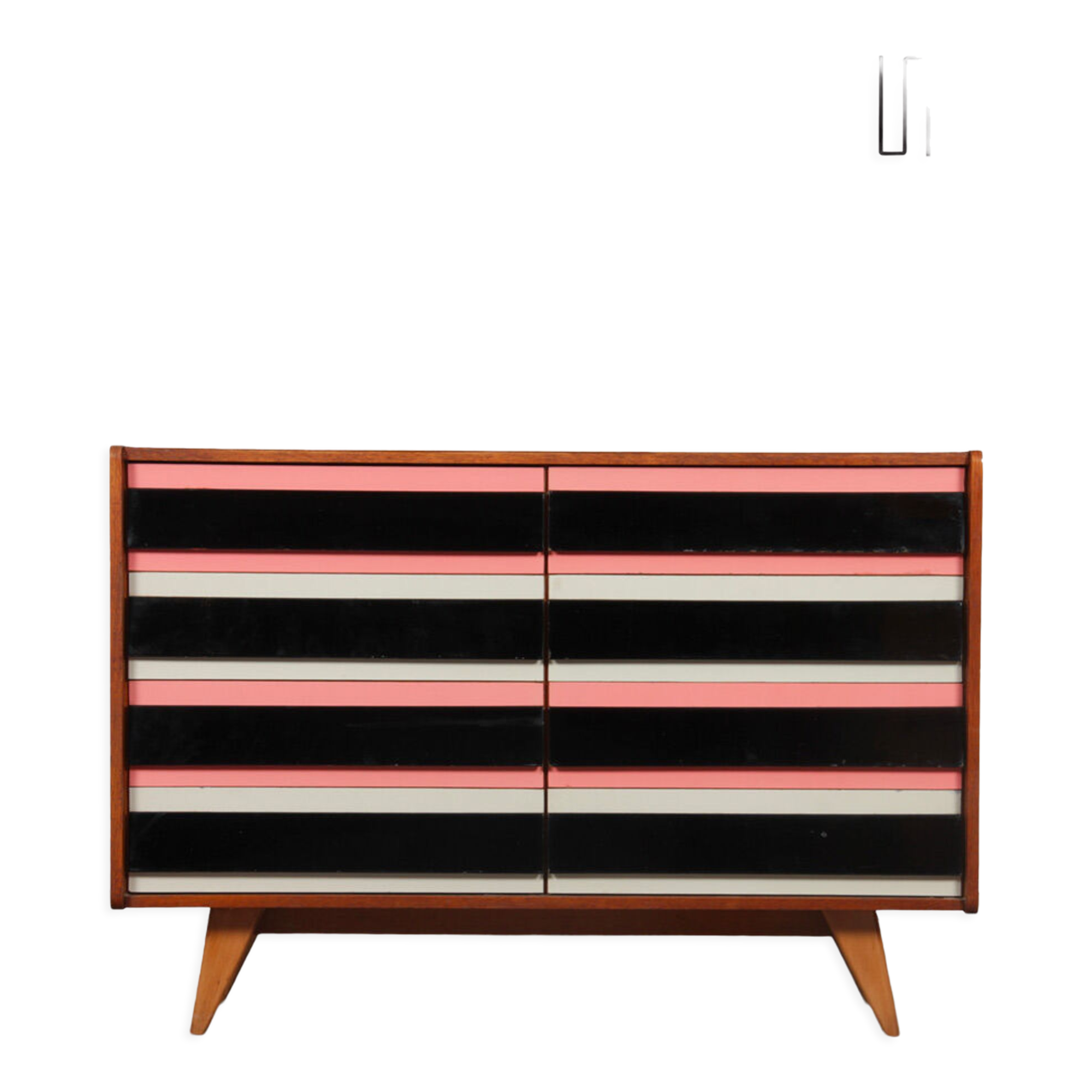 Vintage chest of drawers by Jiri Jiroutek, model U-453 dating from the 1960s