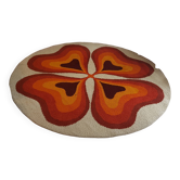 70s rug, Flower, in wool