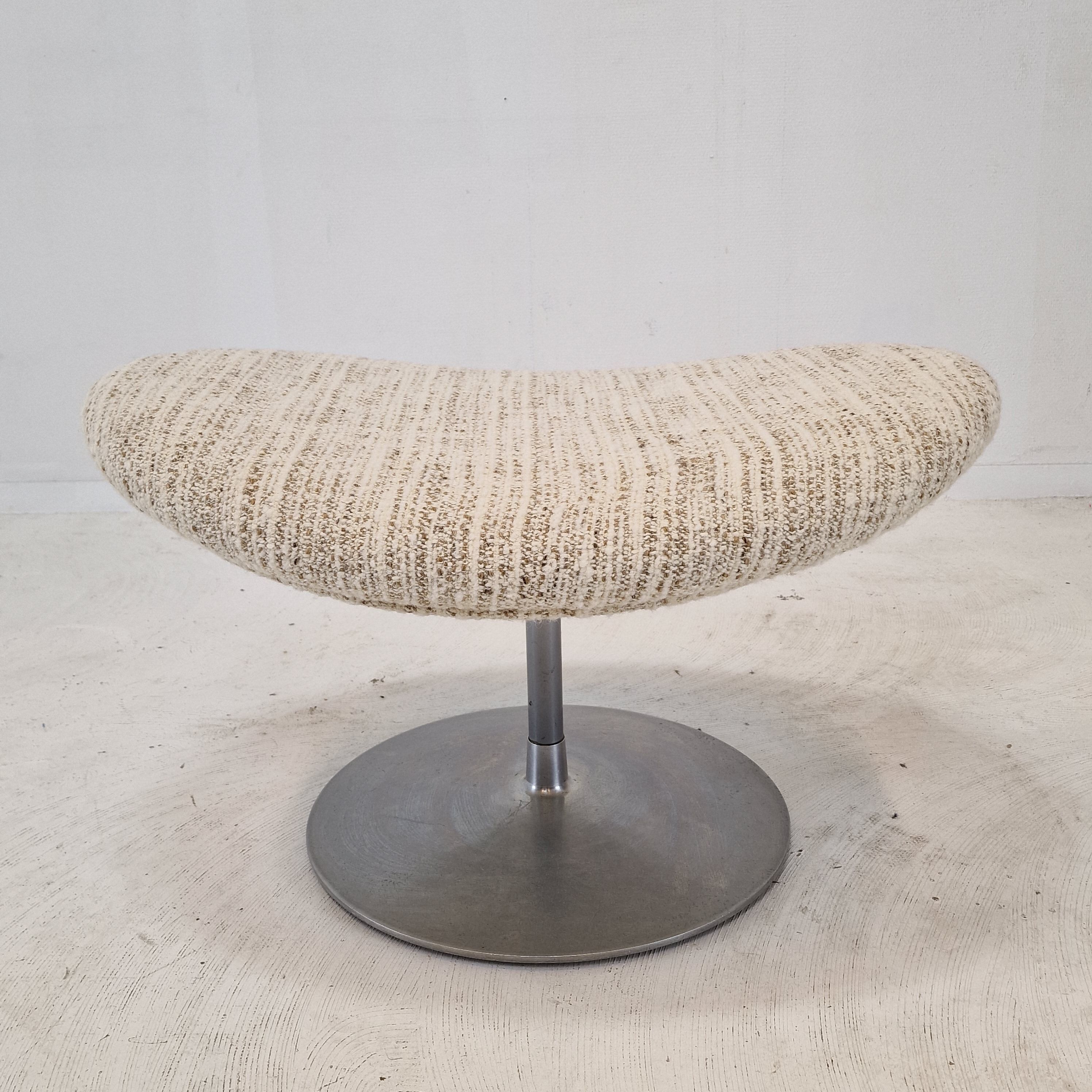 Big Globe Armchair with Ottoman by Pierre Paulin for Artifort, 1970s