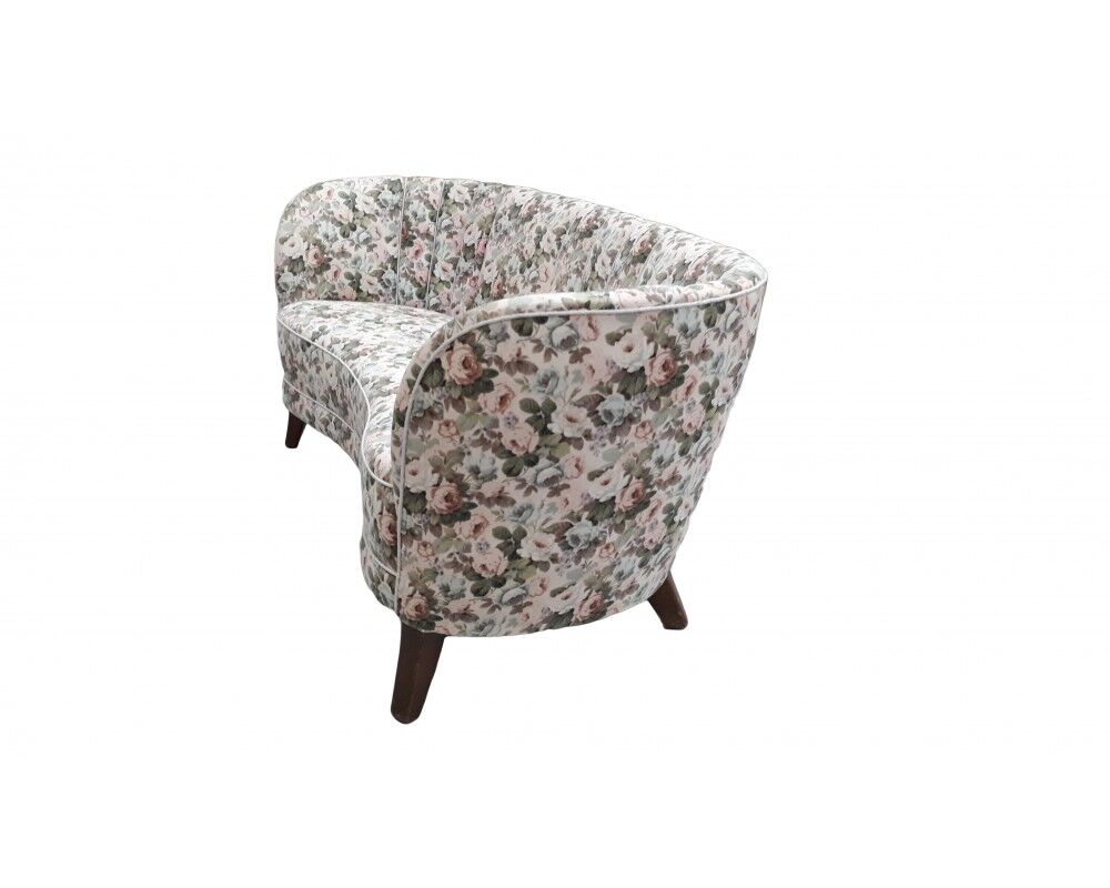 Canapé incurvé banane par Slagelse Møbelværk, années 1950