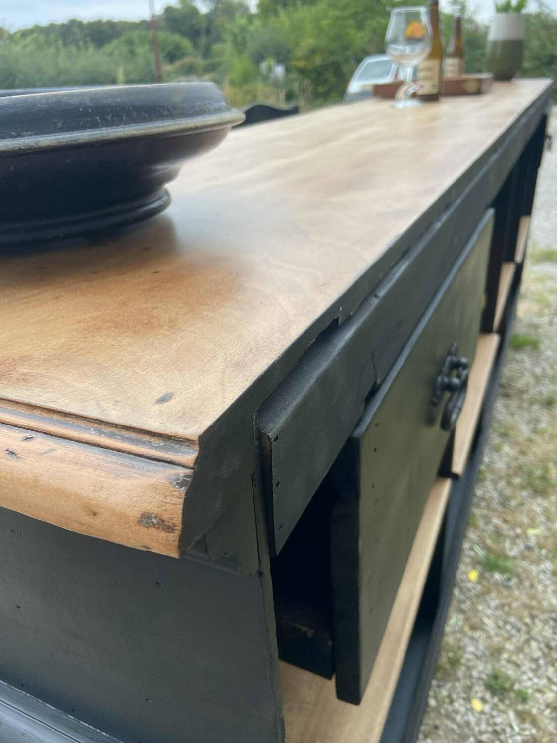 Grand bar en bois