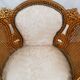 Paire de fauteuils corbeille
