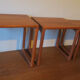 Set of mid century Danish teak nesting tables by GR Gelsted, 1960s