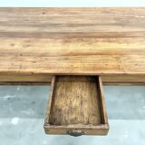 Grande table de ferme ancienne en noyer