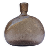 Bubbled glass bottle, Bendor glassware.