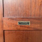 Large mahogany library in Louis XVI style stamped from the Bettenfeld House in Paris.
