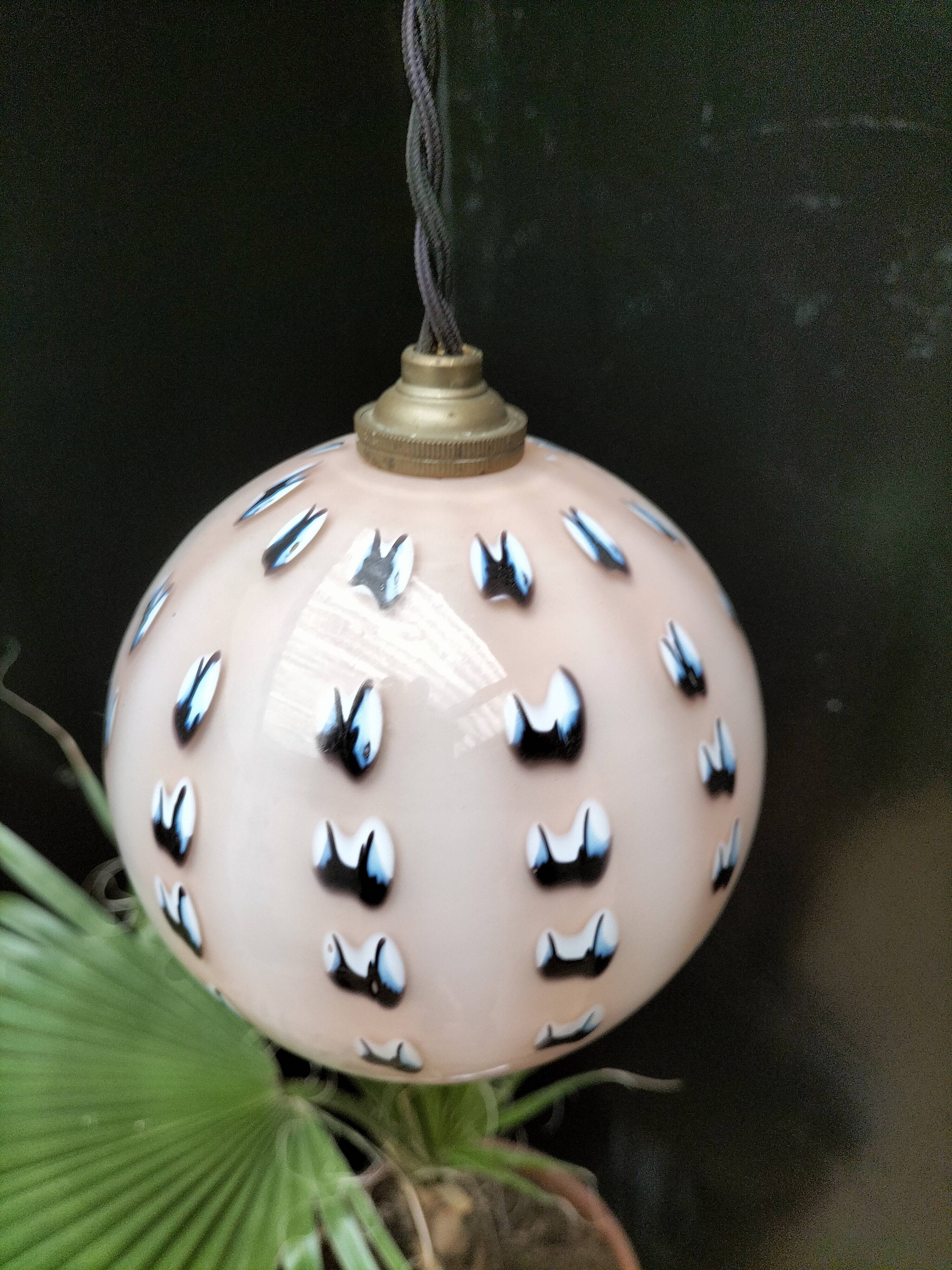 Opaline pendant light