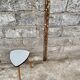Tabouret formica Triangular healer small grey coffee table vintage tripod door plant