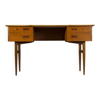 Mid-Century Teak Desk attributed to Musterring, 1960s