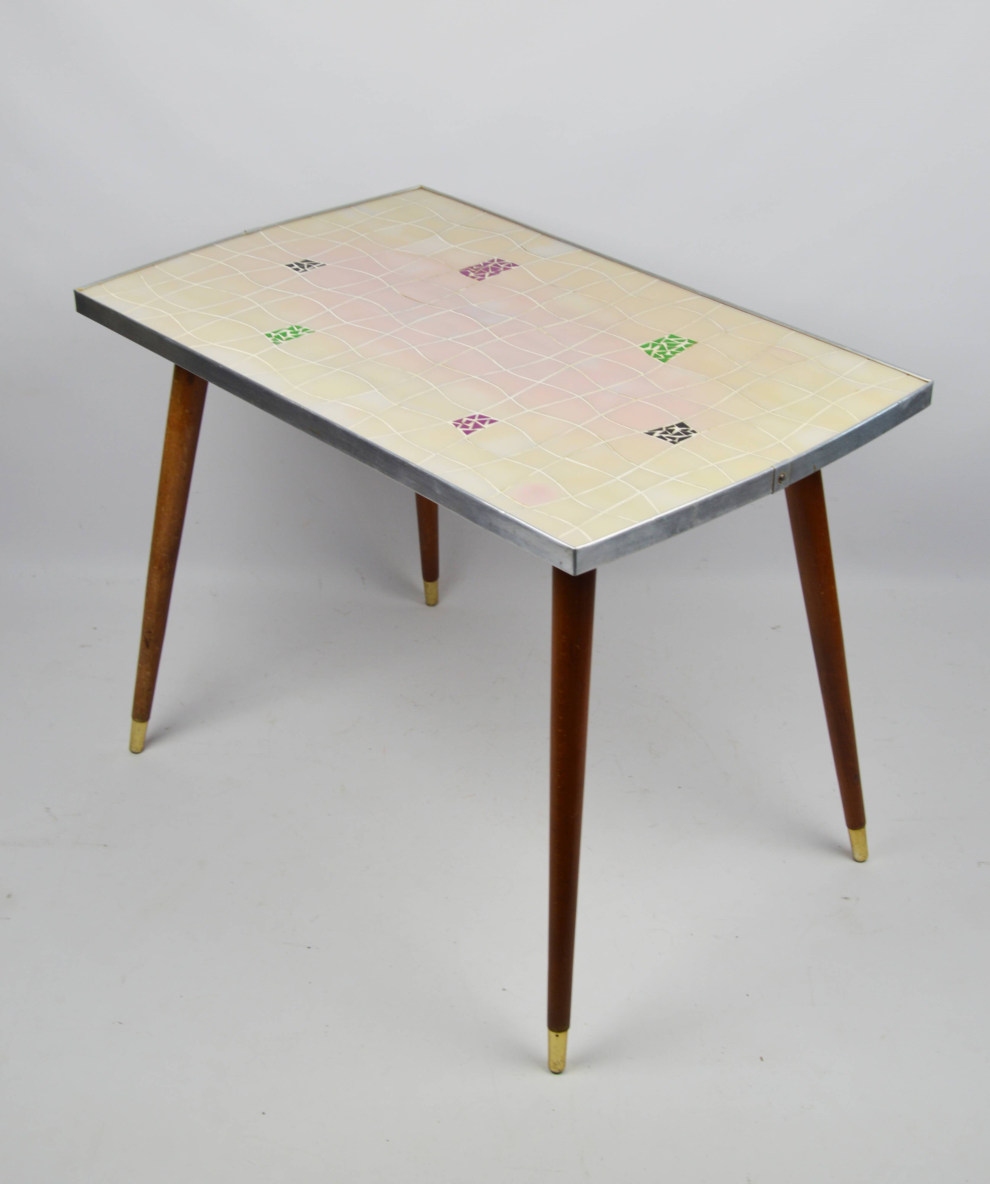 Mosaic side table, 1970s