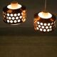 1960s/70s space-age suspension, Swedish light fixture.