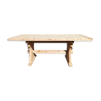 Old fir monastery table
