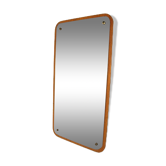 Sweden teak mirror, 67x38cm, 1960
