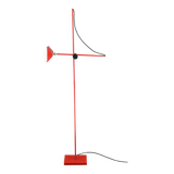 1980s Halogen Red Floor Lamp, Italy