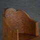 Modern Stump Armchair in Solid Pine, by a Swedish Cabinetmaker, Wabi Sabi, 1960s