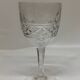 Set of 12 cut crystal stemmed glasses from the Nancy crystal factory, art deco