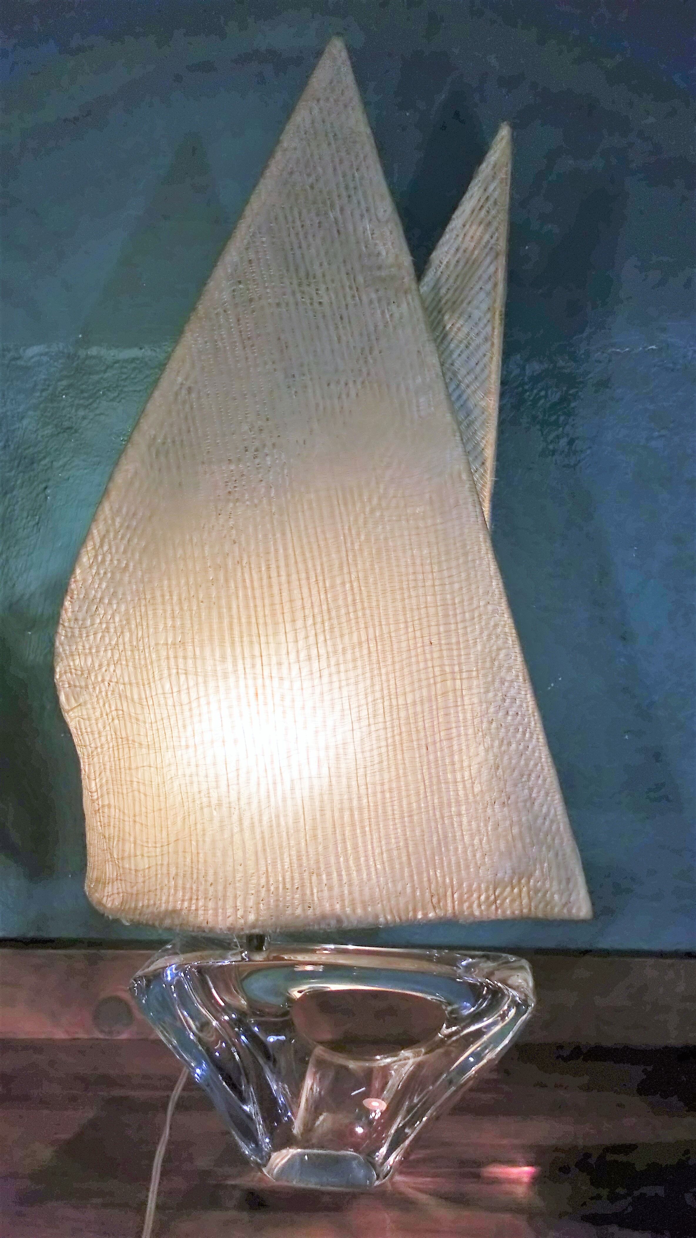 Lamp "Sailboat" Daum 1960s