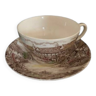 Johnson and Brother large cup and saucer