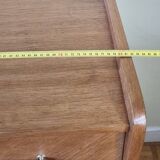 Vintage chest of drawers in modernist veneered wood from the 50s