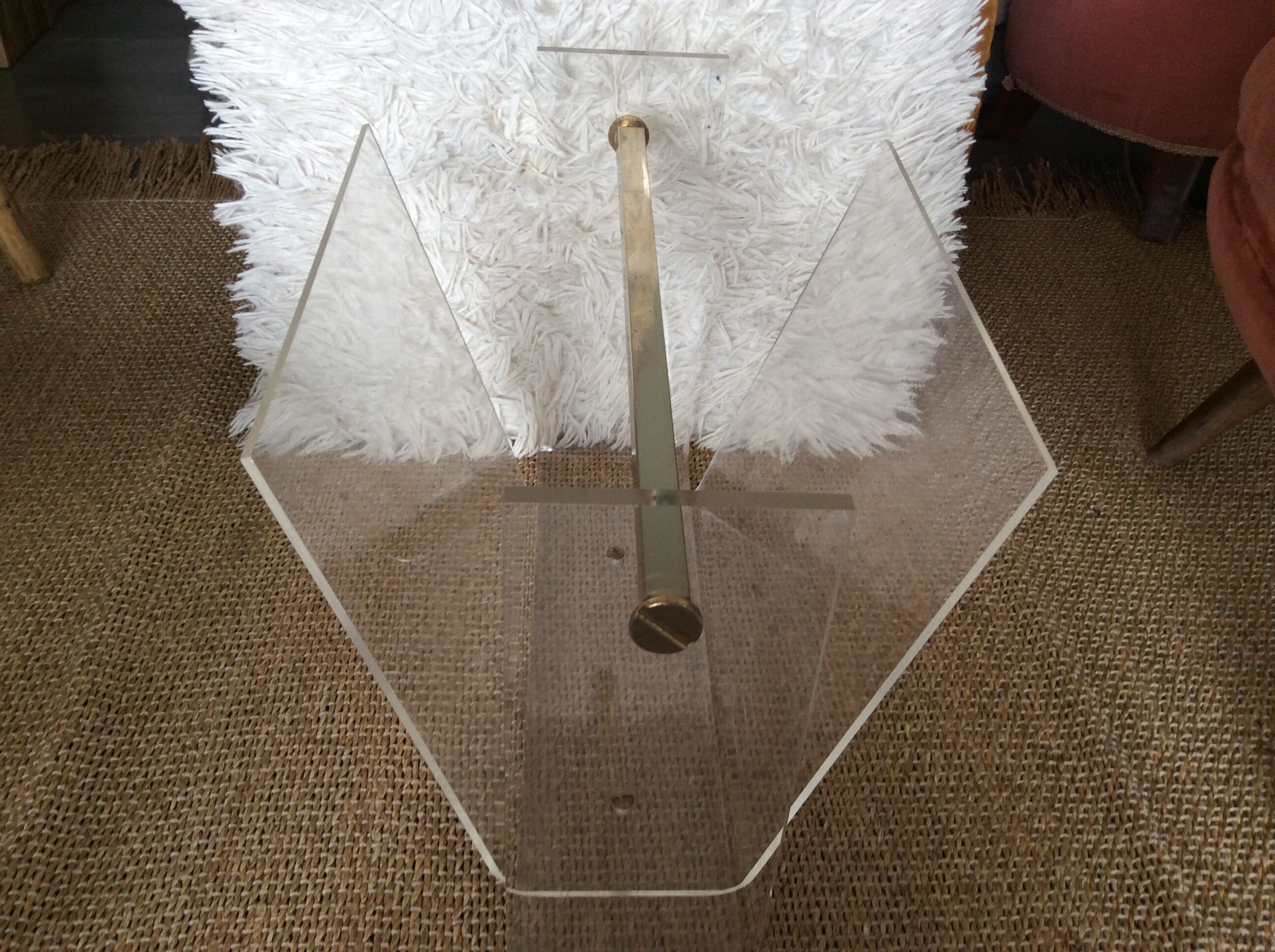 Plexiglas magazine door