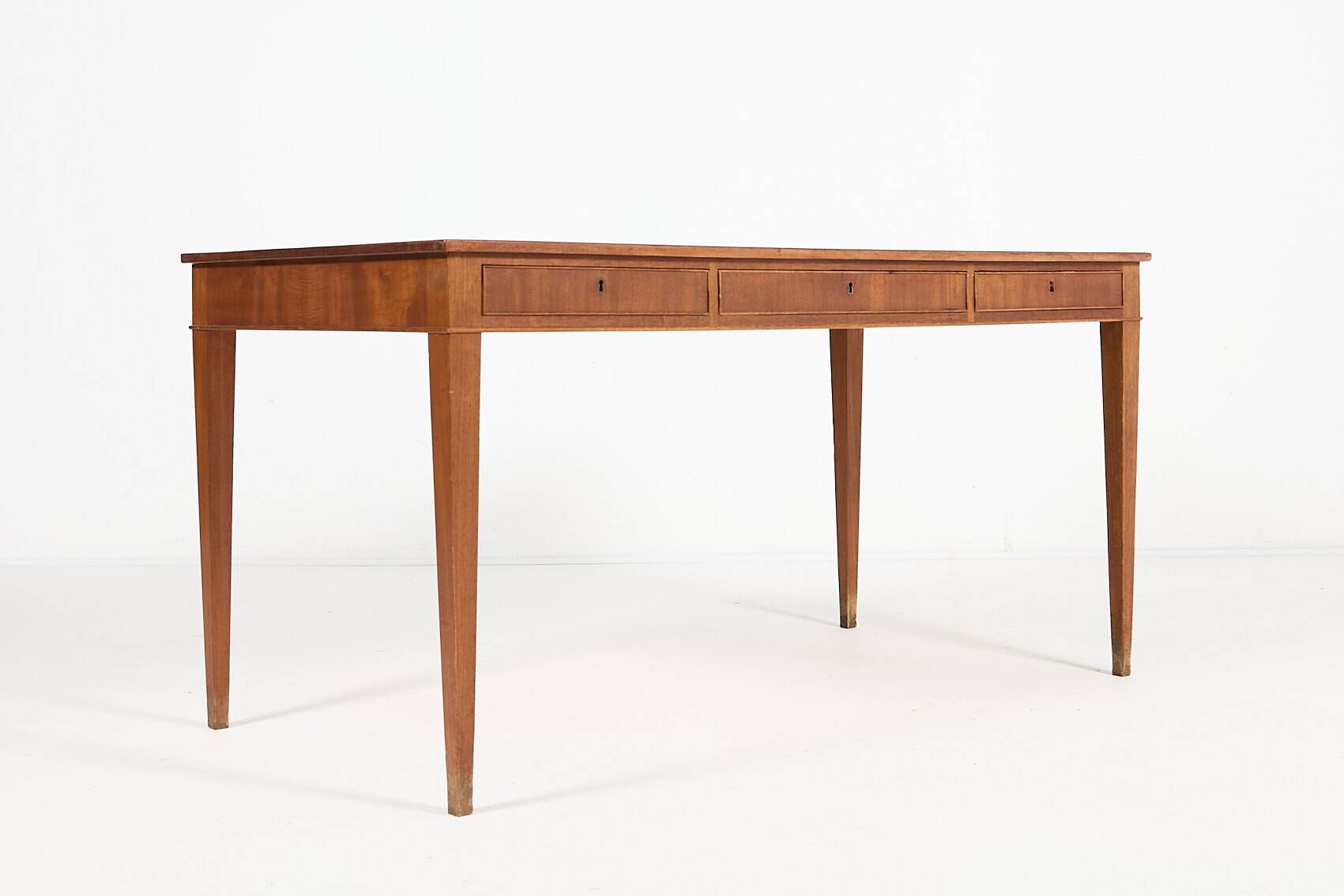 Bureau en acajou de Frits Henningsen, Danemark des années 1950