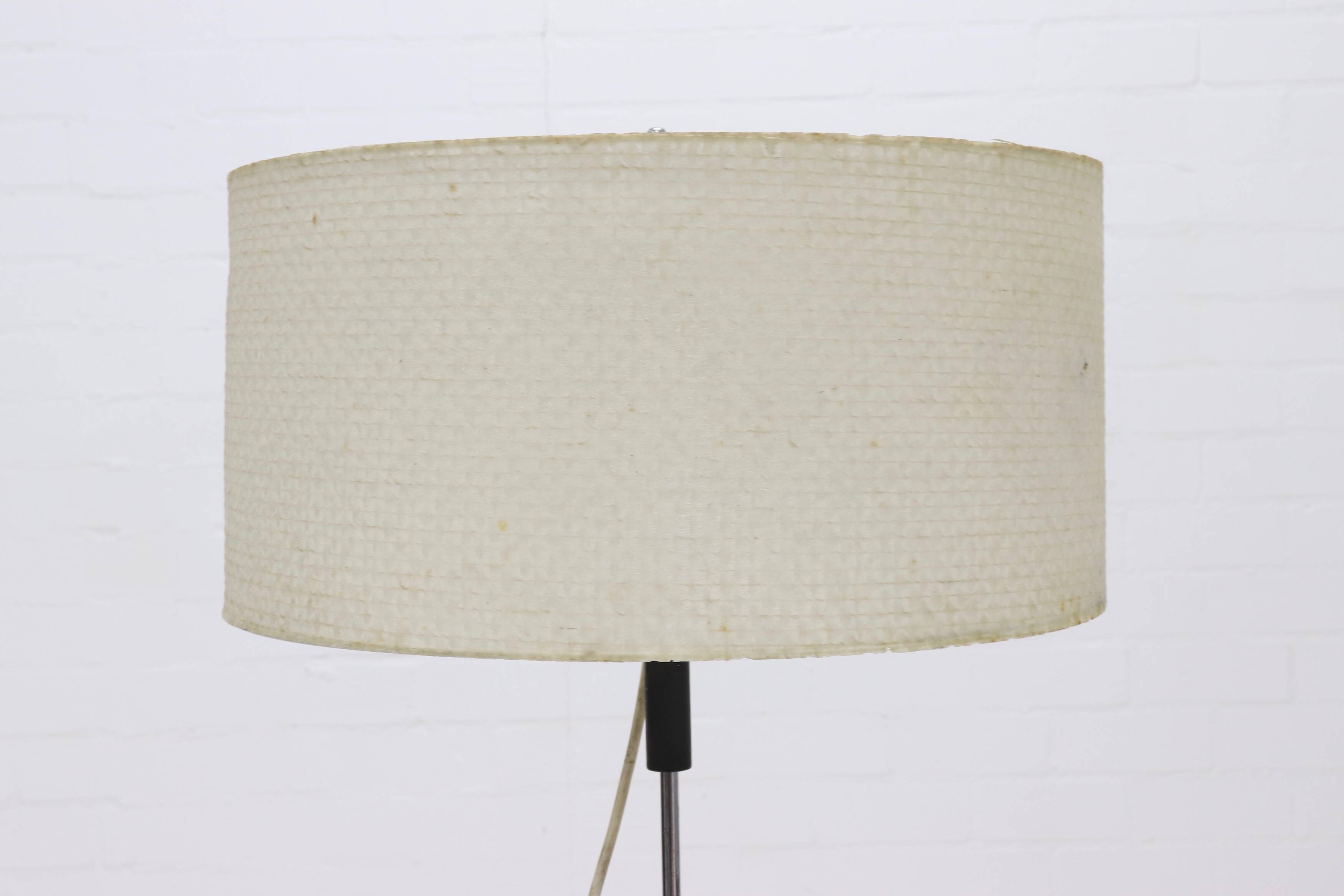 Height Adjustable Floor Lamp by Ruser & Kuntner for Knoll International 1960s