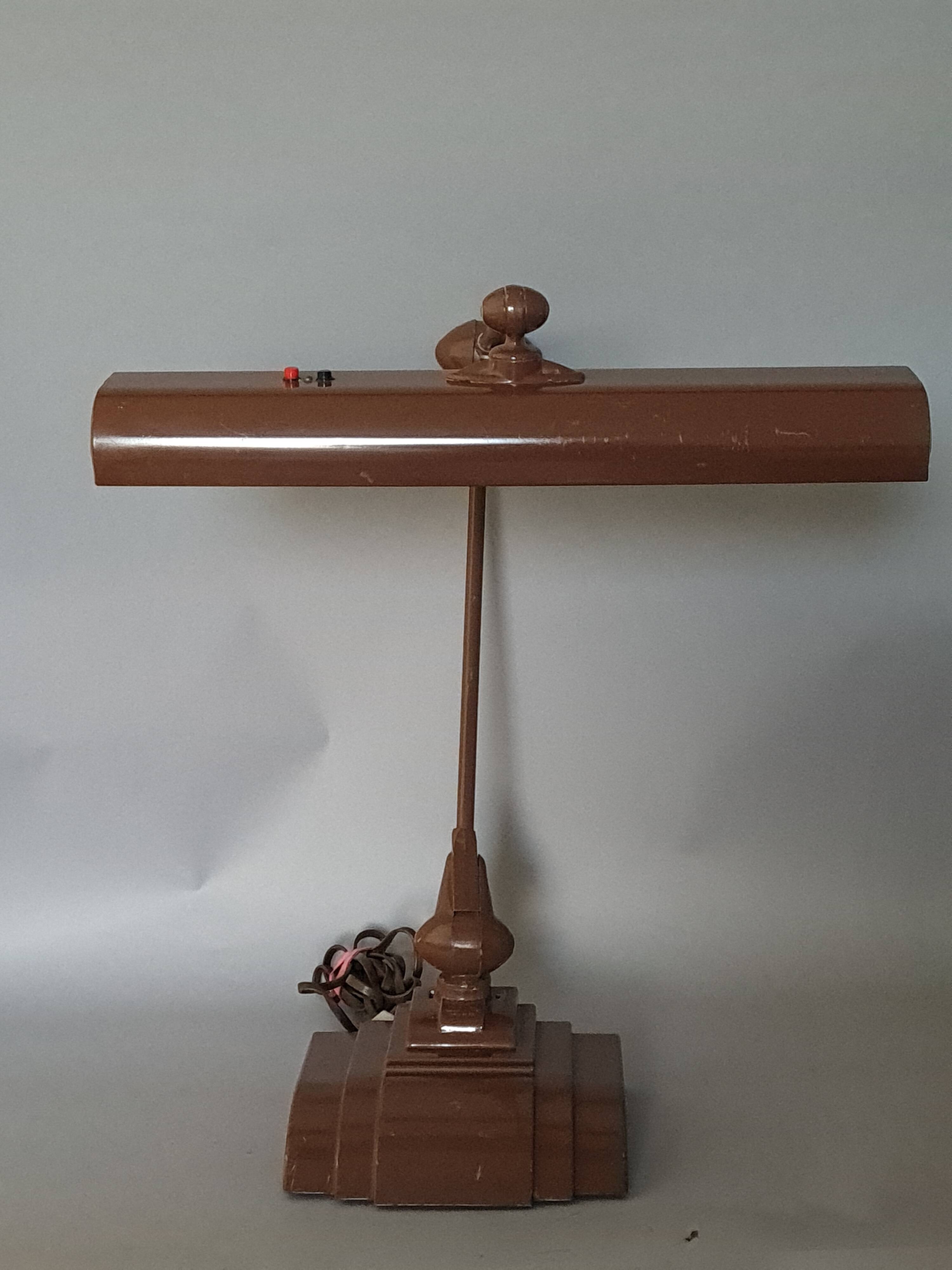 Vintage USA articulated desk lamp very large model 50 to 85 cm B933