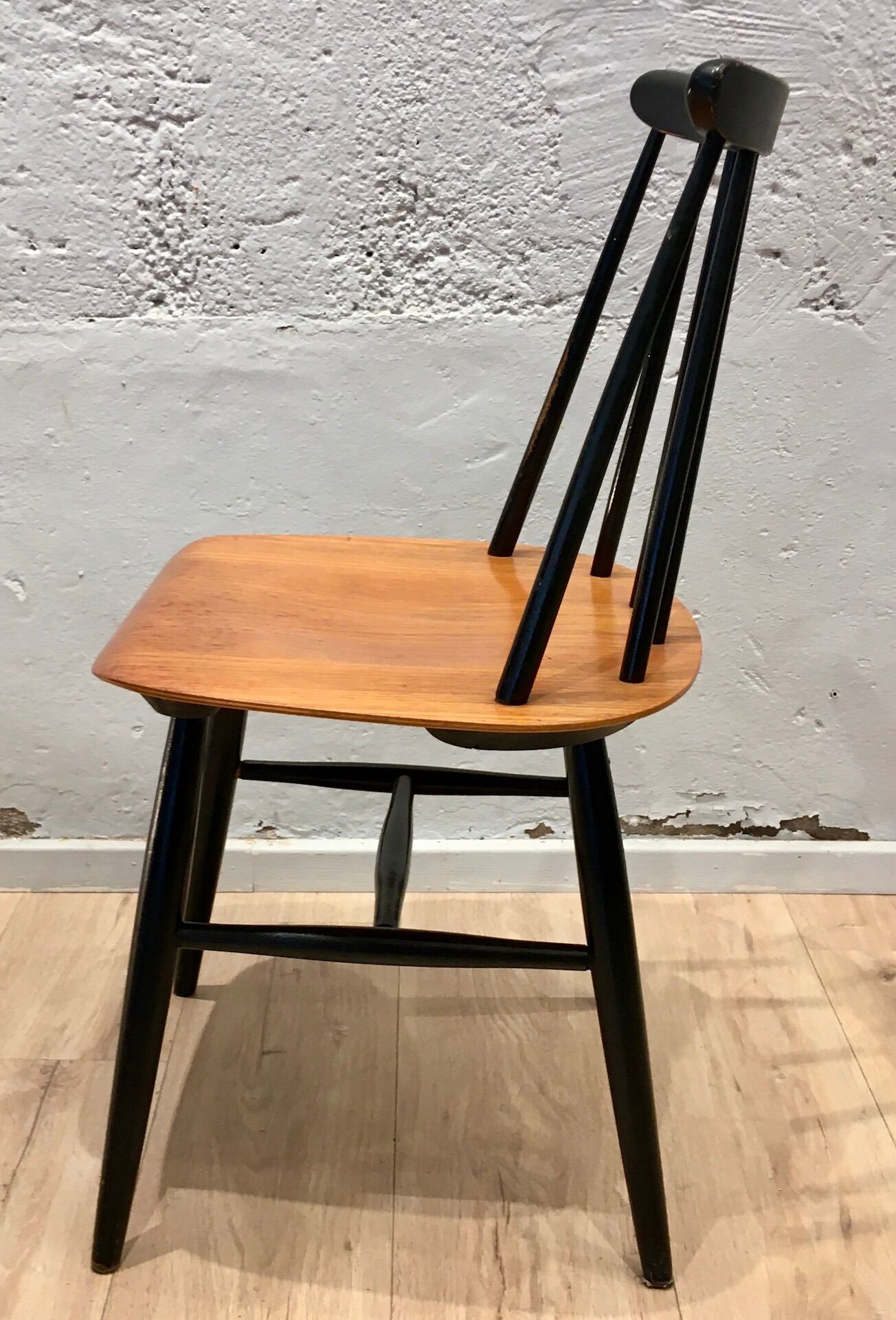 Fanett chair by ilmari Tapiovaara for edsby Verken Sweden 1960