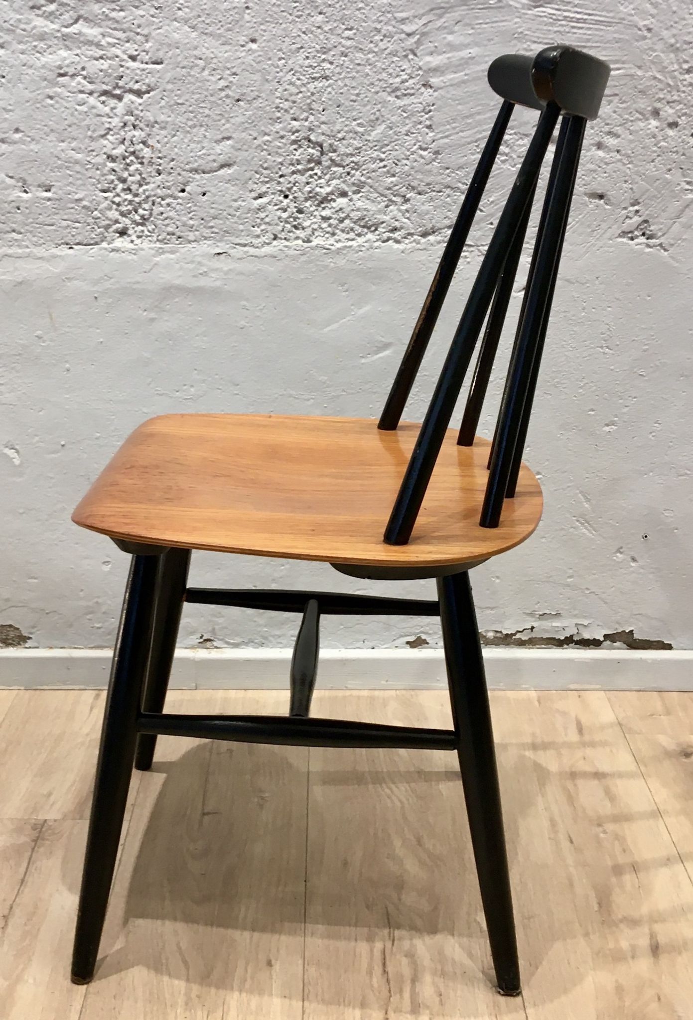 Fanett chair by ilmari Tapiovaara for edsby Verken Sweden 1960