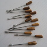 Vintage pig with wooden picks