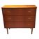 Scandinavian teak chest of drawers 1970 with 3 drawers