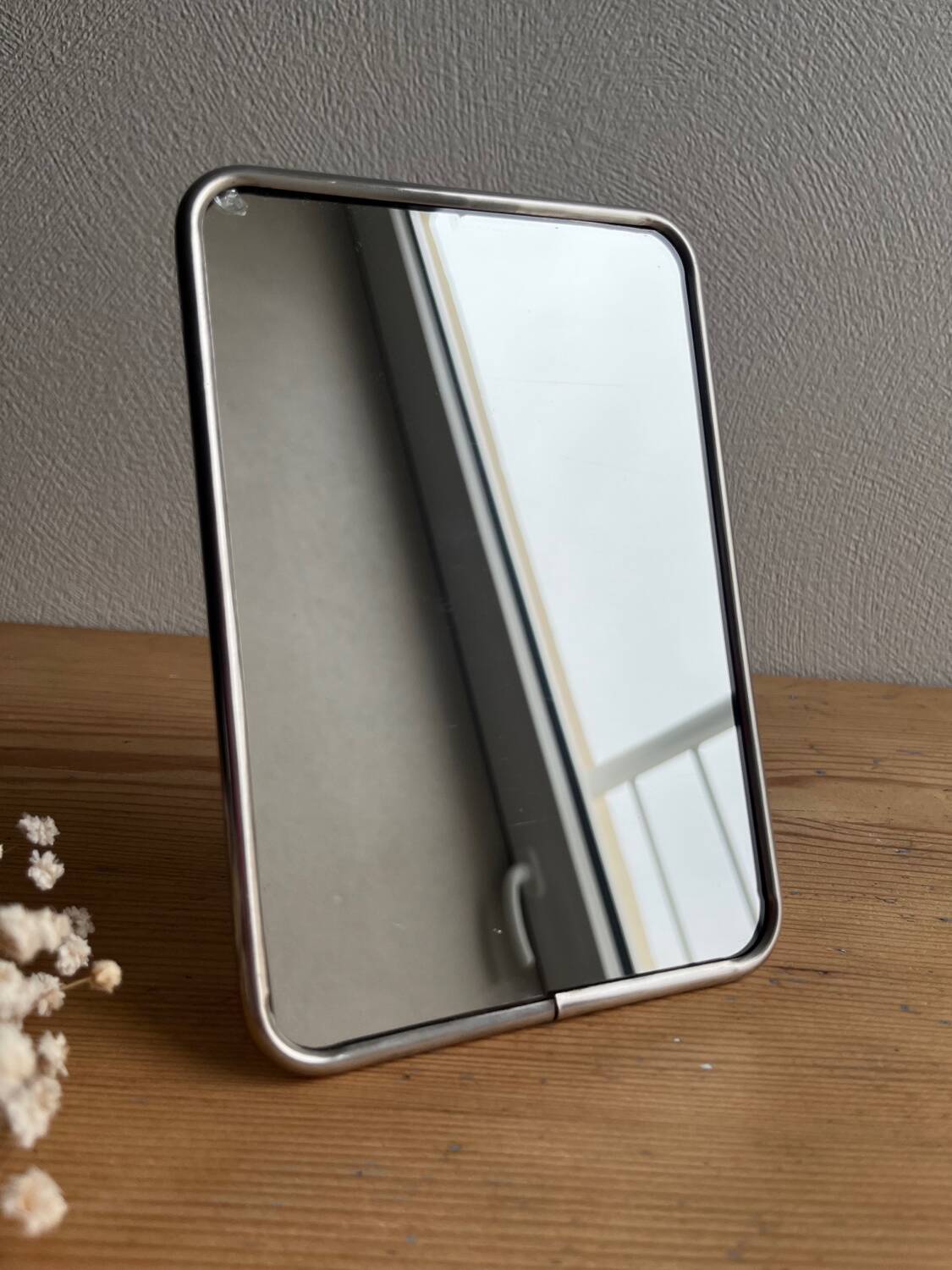 Miroir de barbier vintage 18 x 12,5 cm