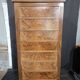 Semainier style Louis XVI en placage de noyer