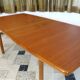Danish extending teak dining table, 1960s