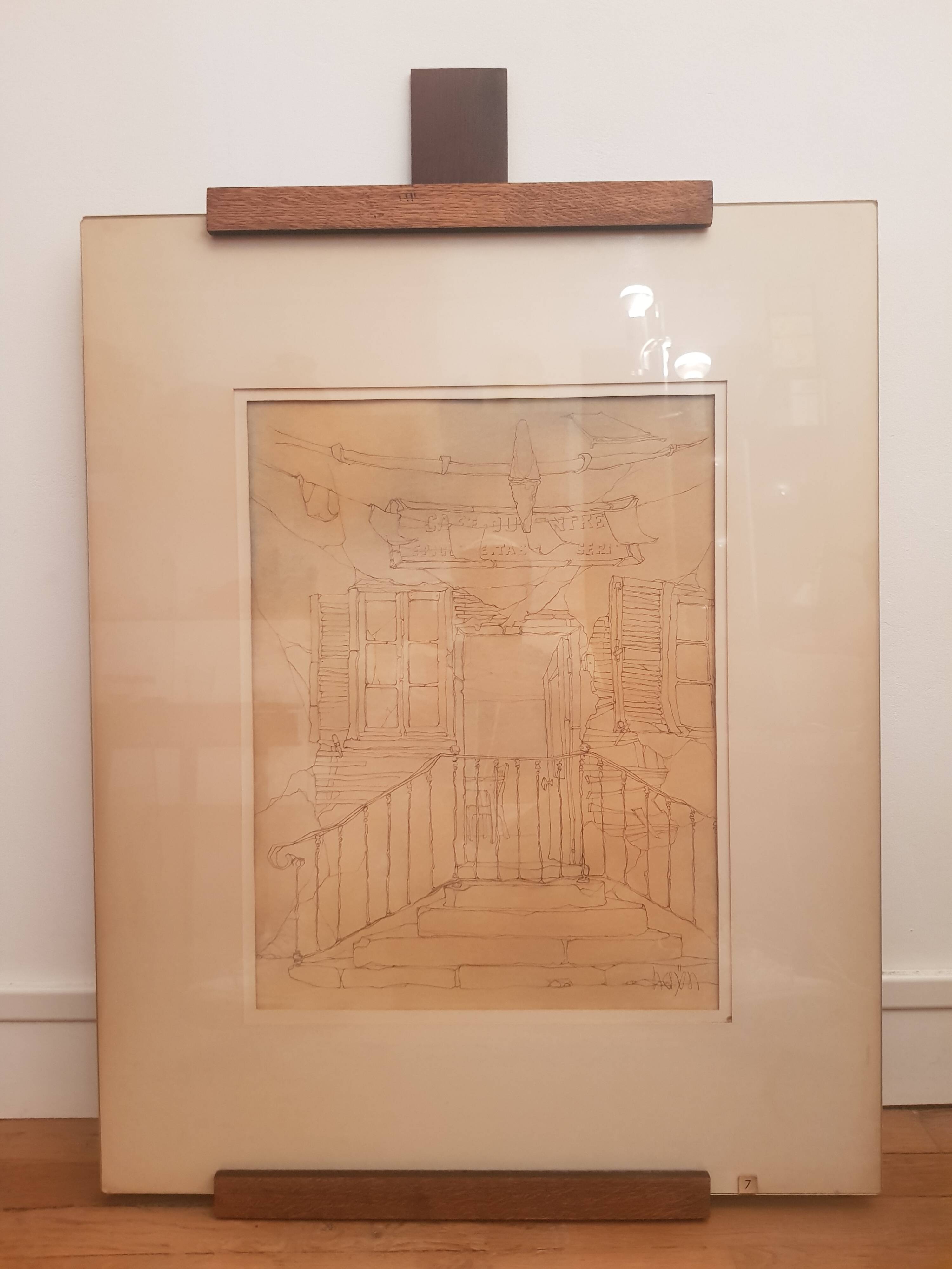 Vintage painting signed Hayn