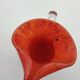 Blown glass vase.