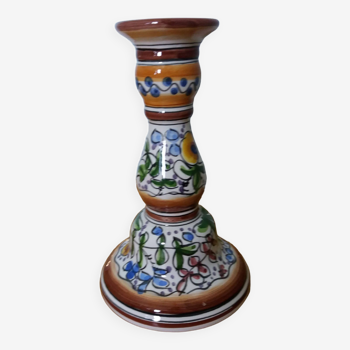 Hand painted Portugal Coimbra candle holder