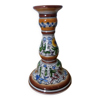 Hand painted Portugal Coimbra candle holder