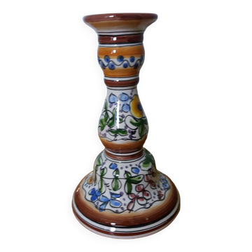Hand painted Portugal Coimbra candle holder