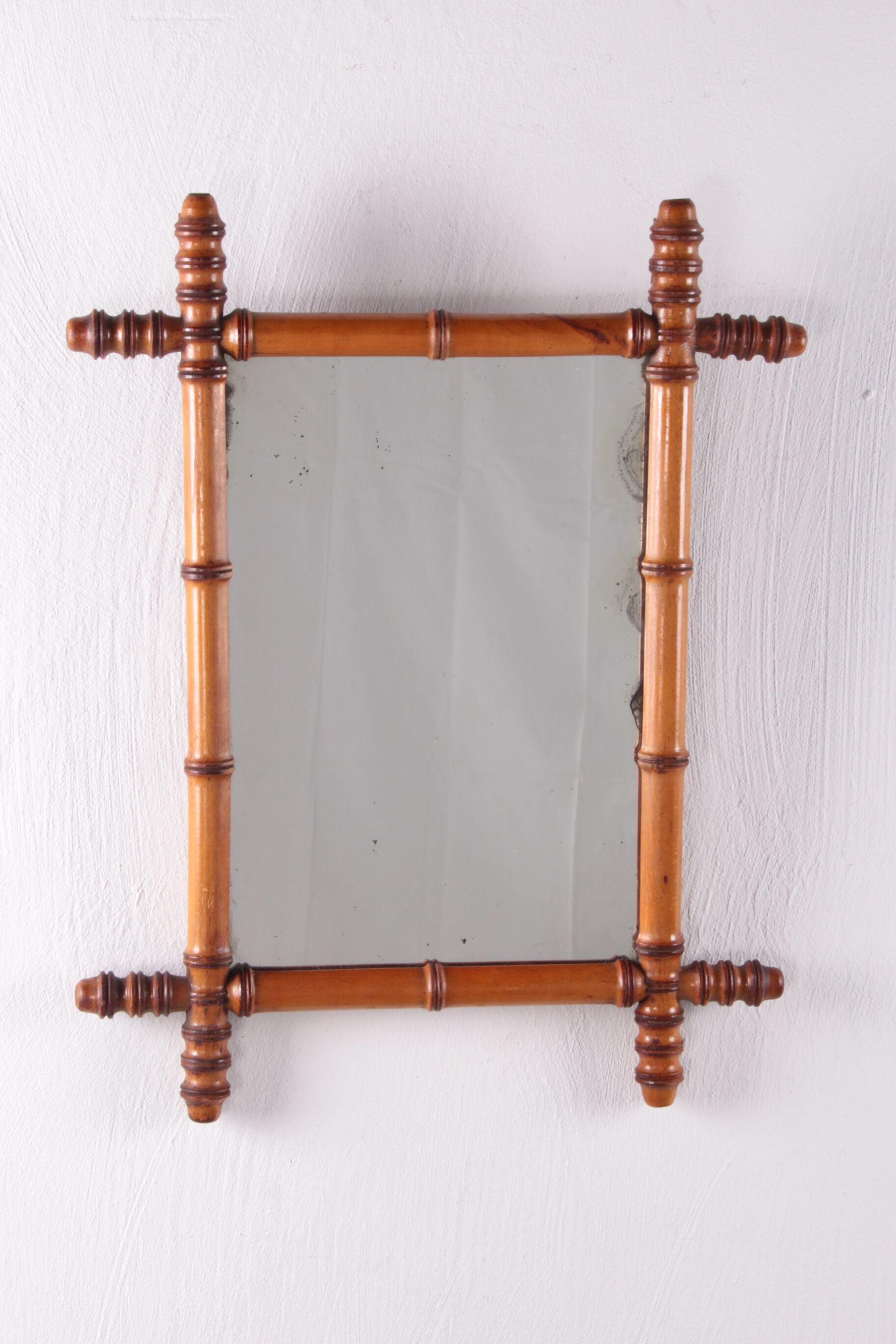 French Bamboo Mirror