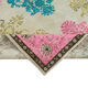 Hand-knotted unique anatolian 1980s 190 cm x 290 cm pink carpet