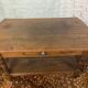 Old farmhouse console in solid oak